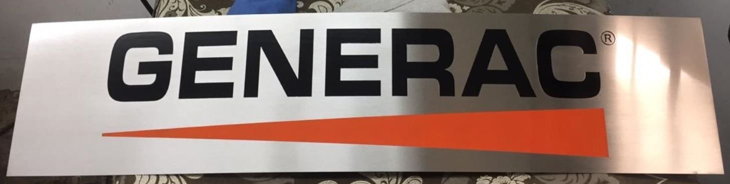 Placa grabada en acero a dos tintas